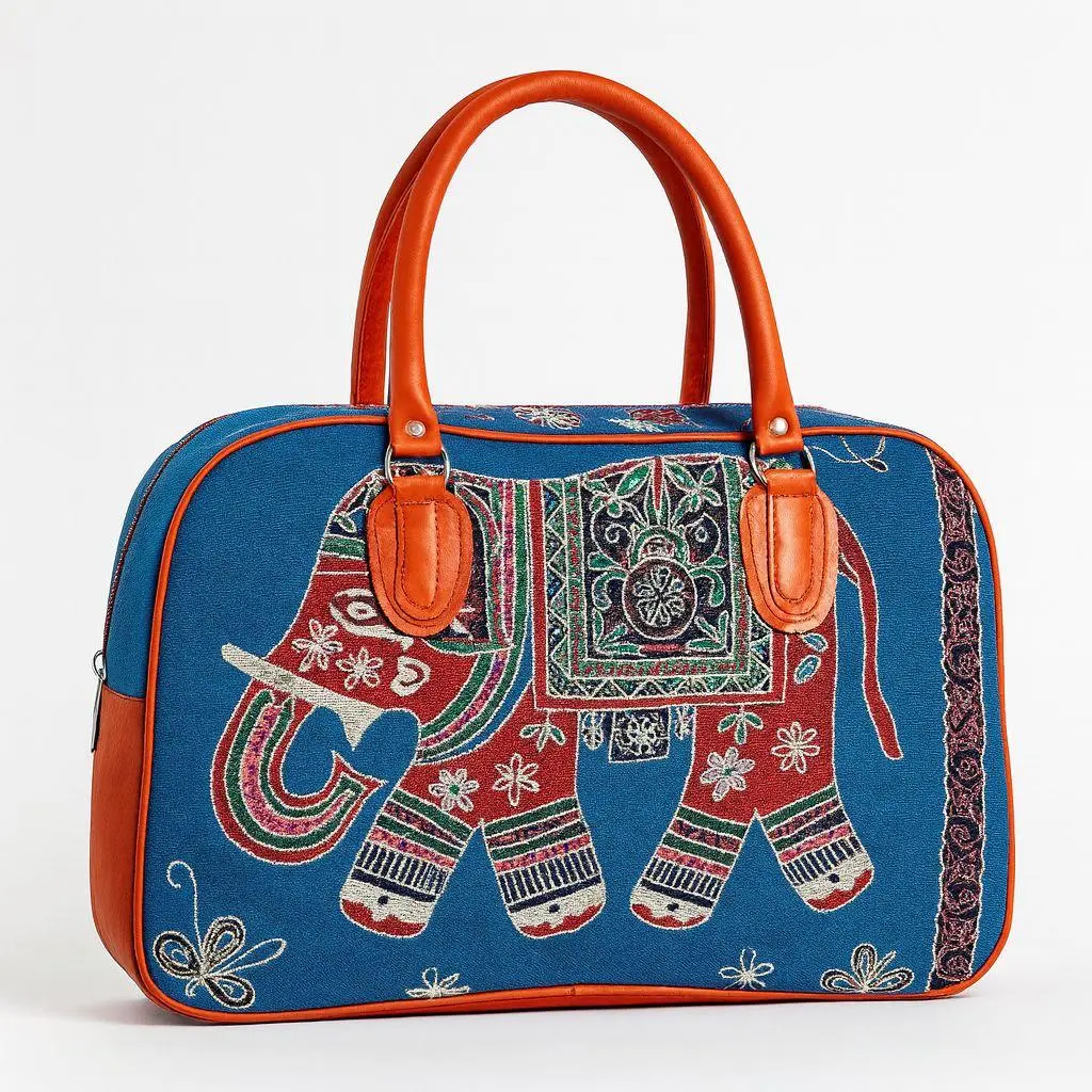 [EleDuff-485] Elephant Duffle Bag