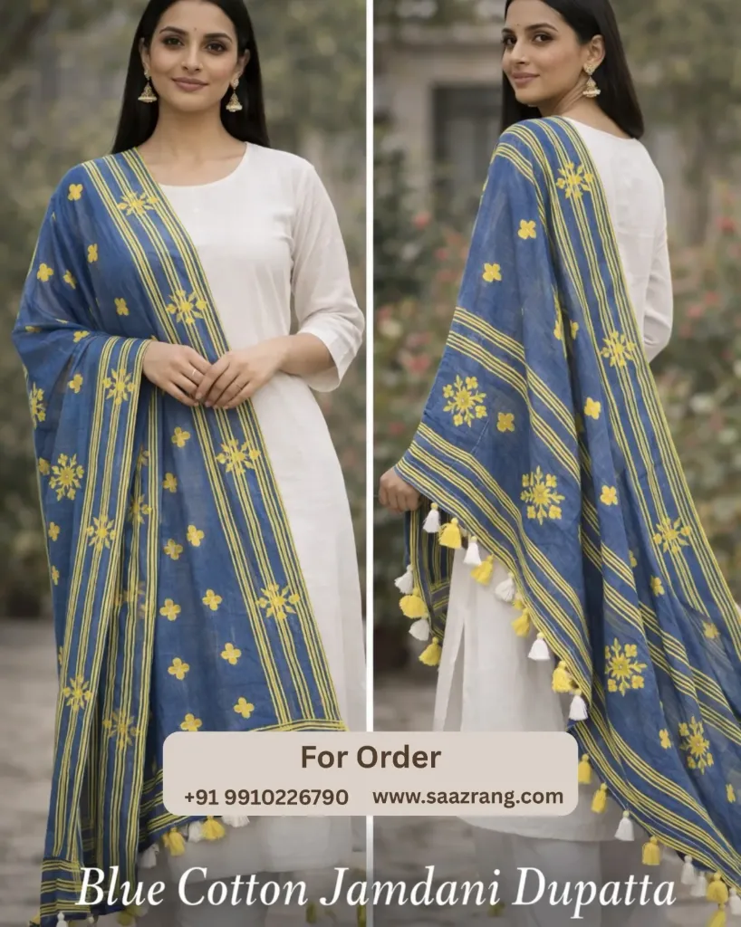Jamdani Cotton Dupatta