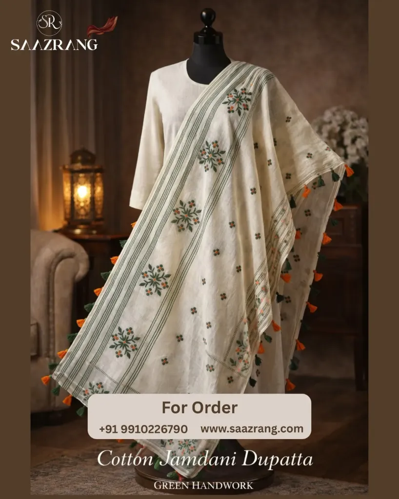 Jamdani Cotton Dupatta